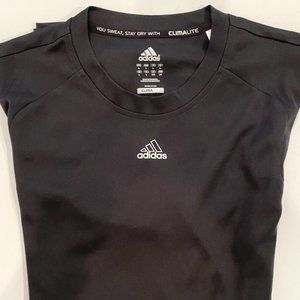 Adidas Climalite men Athletic Striped Short Sleeve T-Shirt